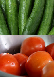 свежие овощи